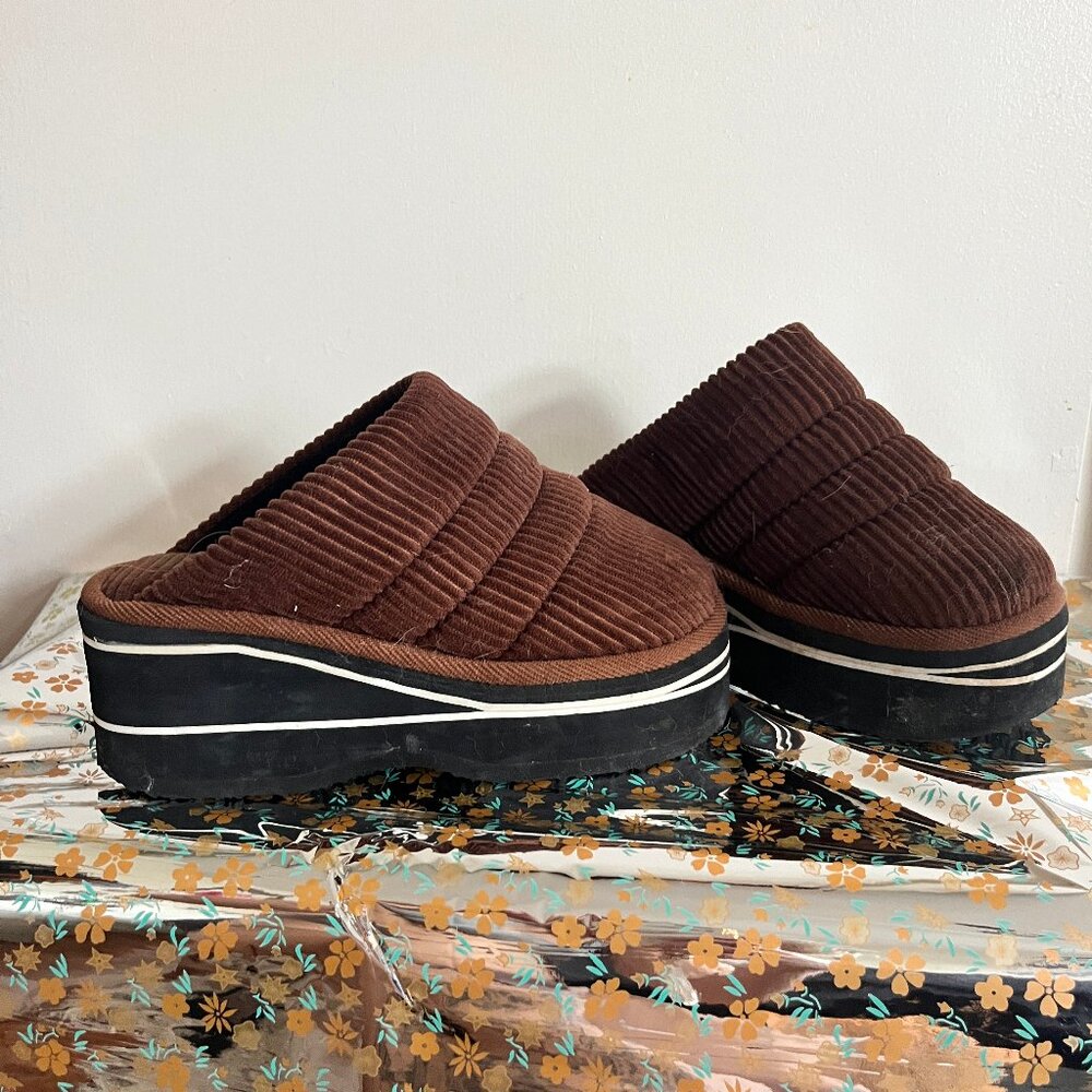 Cozy Platform Puffer slides slippers